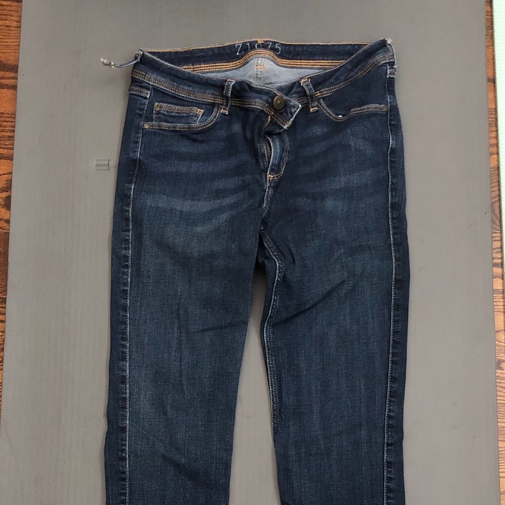 Zara skinny jeans with ankle zip